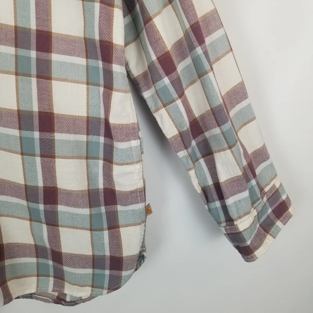 Carhartt Plaid Button‎ Down Front Shirt XXL 100% Cotton